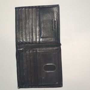 Paul & Taylor USA Black Leather Wallet
